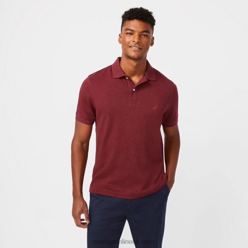 Nautica Big & Tall Classic Fit Interlock Polo L6J4L717 Cabana Pink Men