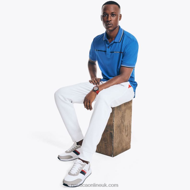Nautica Competition Sustainably Crafted Classic Fit Polo L6J4L603 Bright Cobalt Men