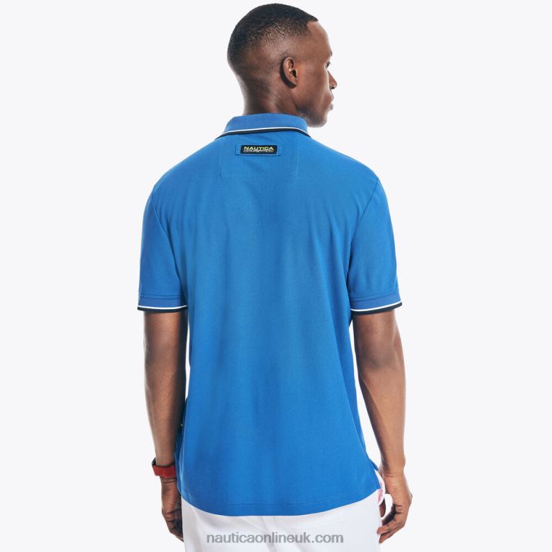 Nautica Competition Sustainably Crafted Classic Fit Polo L6J4L603 Bright Cobalt Men