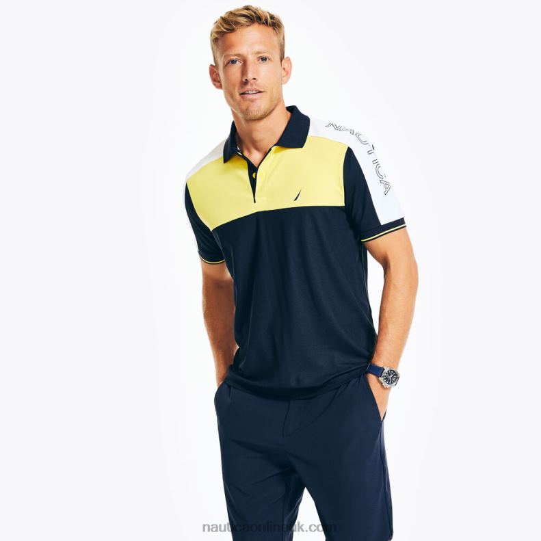 Nautica Navtech Sustainably Crafted Classic Fit Polo L6J4L373 Navy Men