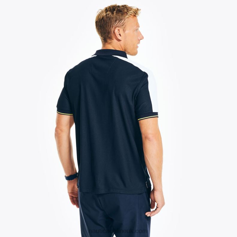 Nautica Navtech Sustainably Crafted Classic Fit Polo L6J4L373 Navy Men