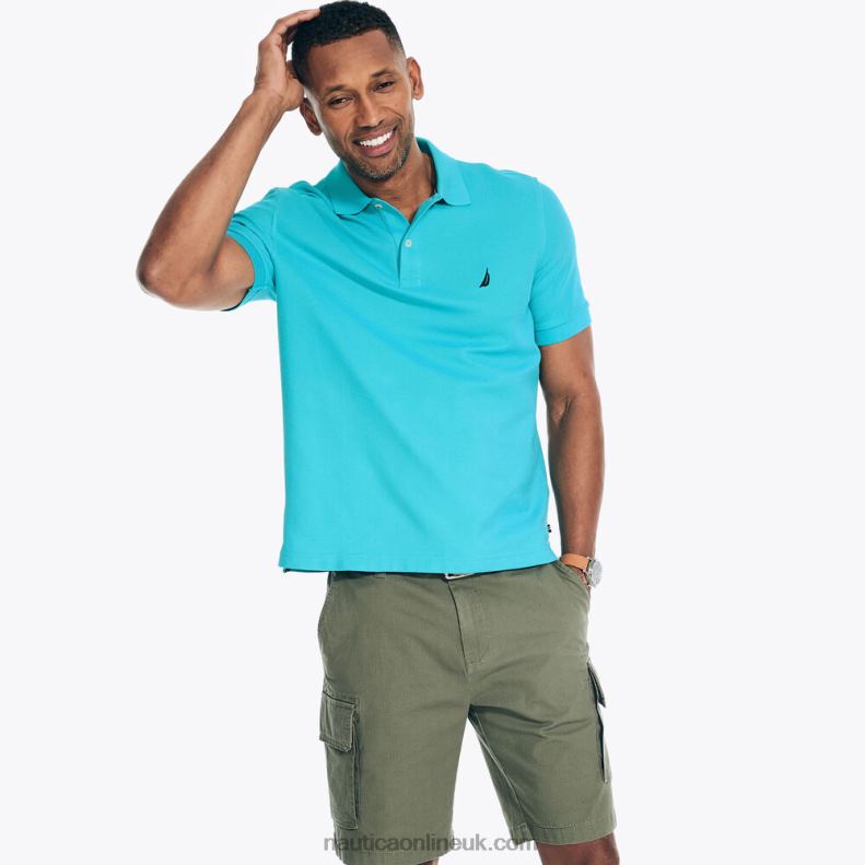 Nautica Sustainably Crafted Classic Fit Polo L6J4L32 Star Sapphire Men
