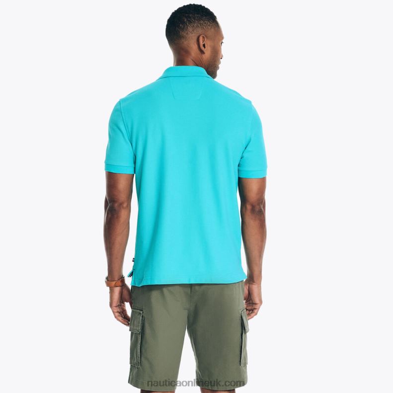 Nautica Sustainably Crafted Classic Fit Polo L6J4L32 Star Sapphire Men