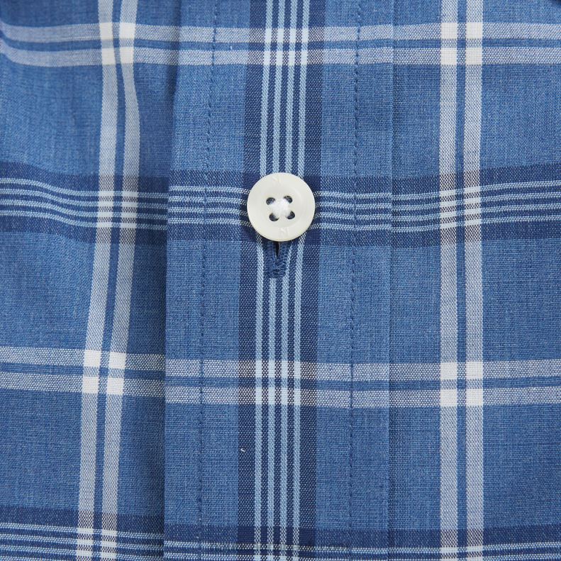 Nautica Big & Tall Classic Fit Wrinkle-Resistant Plaid Shirt L6J4L625 Star Sapphire Men