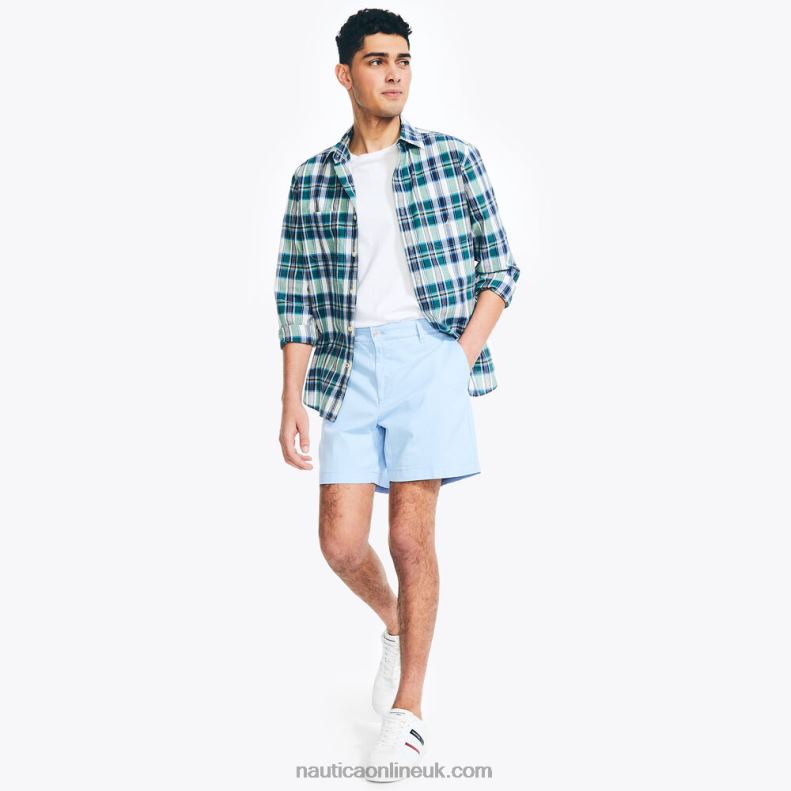 Nautica 6\" Deck Short L6J4L556 Azure Blue Men