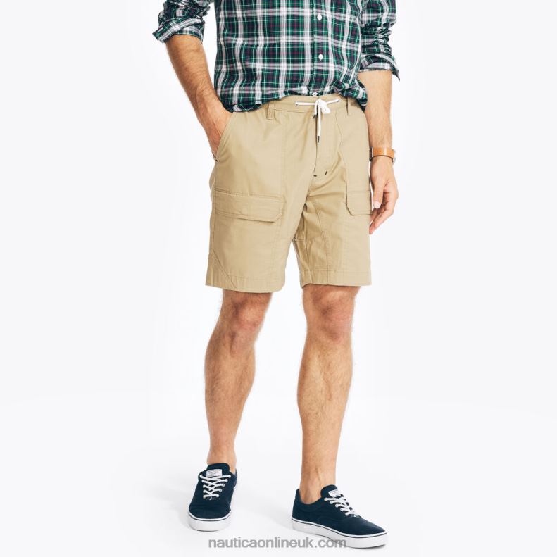 Nautica 8.5" Utility Cargo Short L6J4L219 Tuscany Tan Men