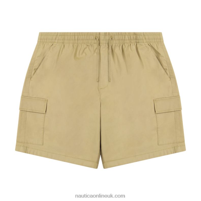 Nautica 8" Big & Tall Boardwalk Cargo Short L6J4L253 Military Tan Men