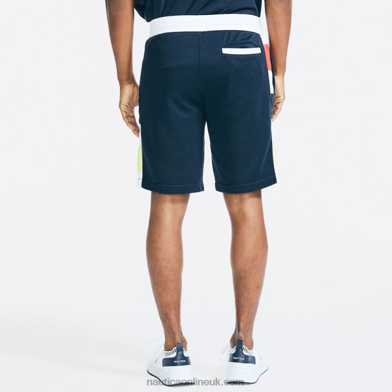 Nautica 9\" Big & Tall Side Panel Knit Short L6J4L649 Navy Men