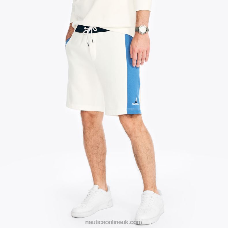 Nautica 9\" Colorblock Short L6J4L180 Sail White Men