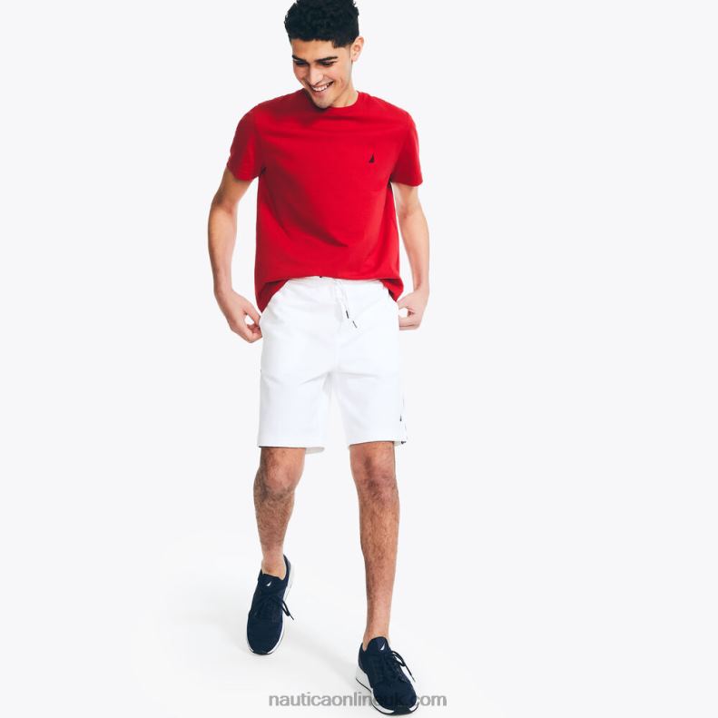 Nautica 9\" Terry Short L6J4L572 Bright White Men