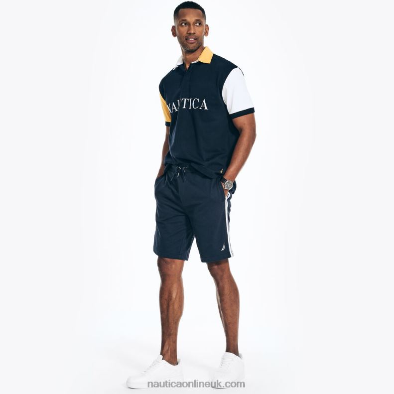 Nautica Big & Tall 9\" Terry Short L6J4L440 Navy Men