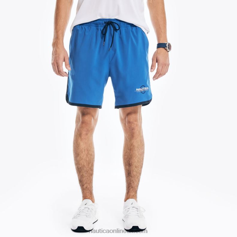 Nautica Competition Sustainably Crafted 7" Lined Short L6J4L197 Bright Cobalt Men