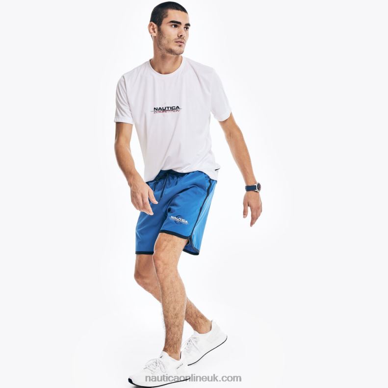 Nautica Competition Sustainably Crafted 7\" Lined Short L6J4L197 Bright Cobalt Men