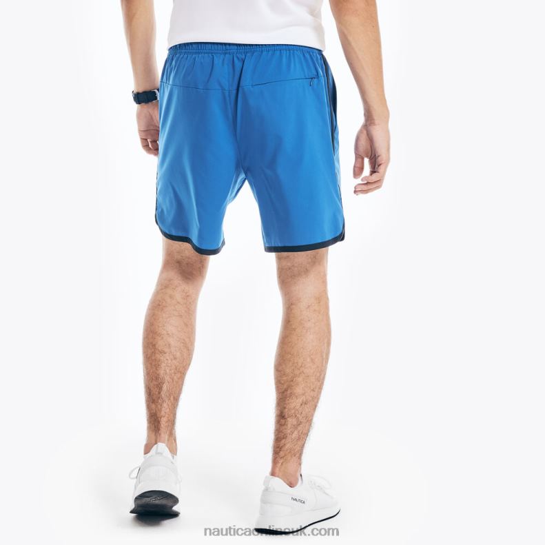 Nautica Competition Sustainably Crafted 7\" Lined Short L6J4L197 Bright Cobalt Men