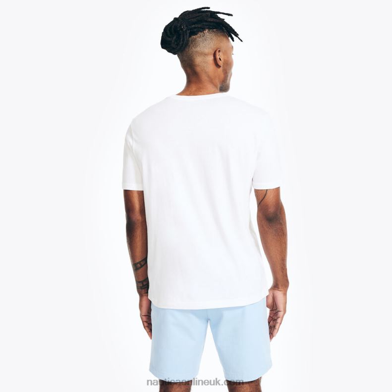 Nautica Pride Graphic Sleep T-Shirt L6J4L84 Bright White Men
