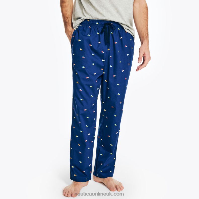 Nautica Printed Sleep Pant L6J4L528 Estate Blue Men