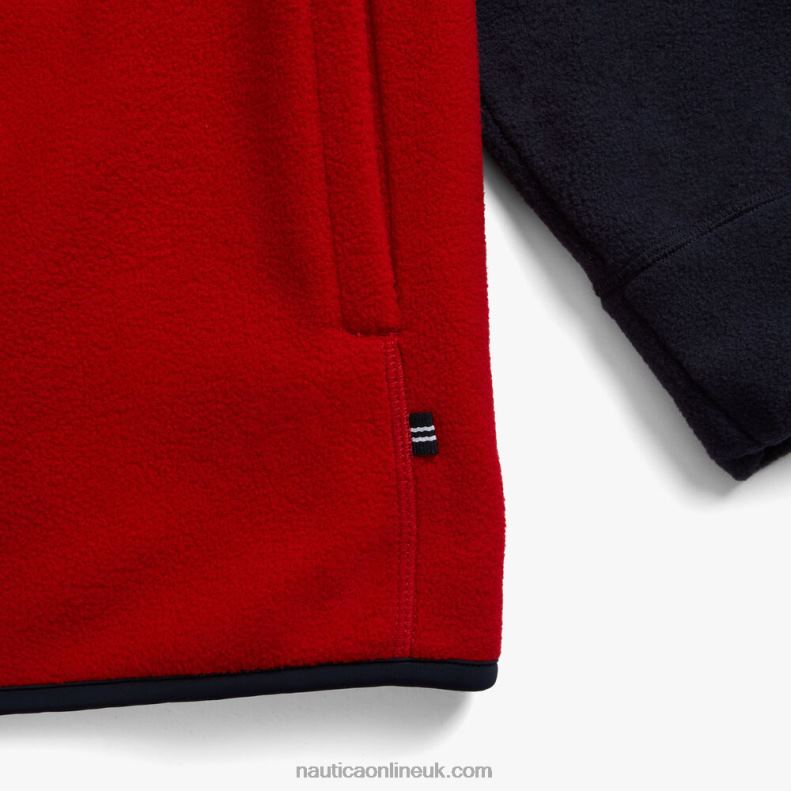 Nautica Big & Tall Colorblock Nautex Full-Zip Hoodie L6J4L722 Navy Men