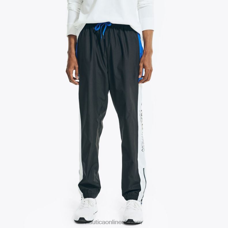 Nautica Competition Colorblock Pull-On Pant L6J4L207 True Black Men
