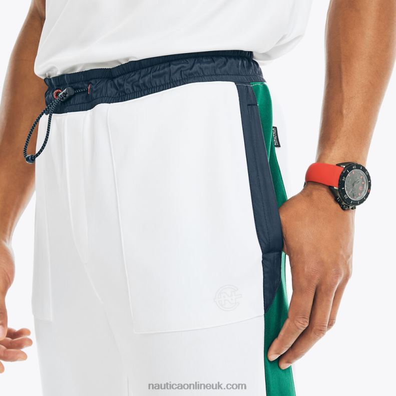 Nautica Competition Sustainably Crafted Colorblock Jogger L6J4L503 Bright White Men