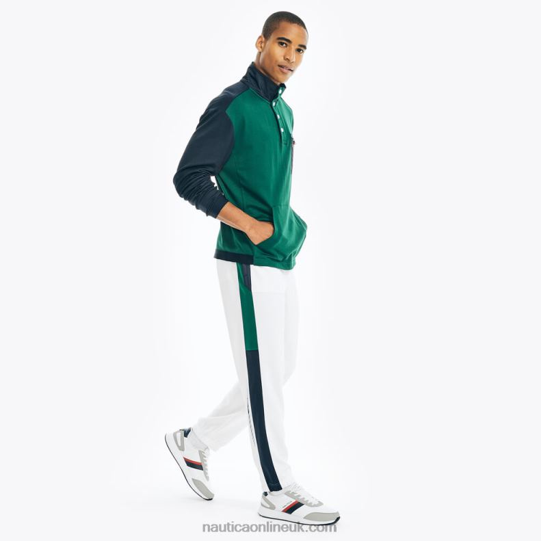 Nautica Competition Sustainably Crafted Colorblock Jogger L6J4L503 Bright White Men