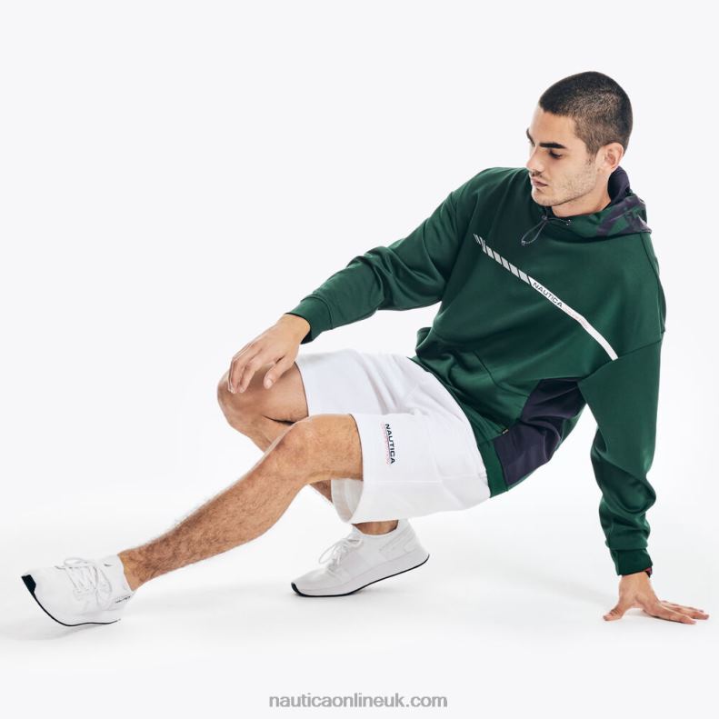 Nautica Competition Sustainably Crafted Logo Pullover Hoodie L6J4L566 Cosmic Fern Men