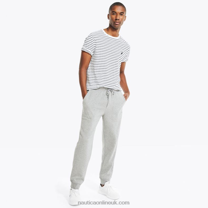 Nautica J-Class Fleece Jogger L6J4L493 Stone Grey Heather Men