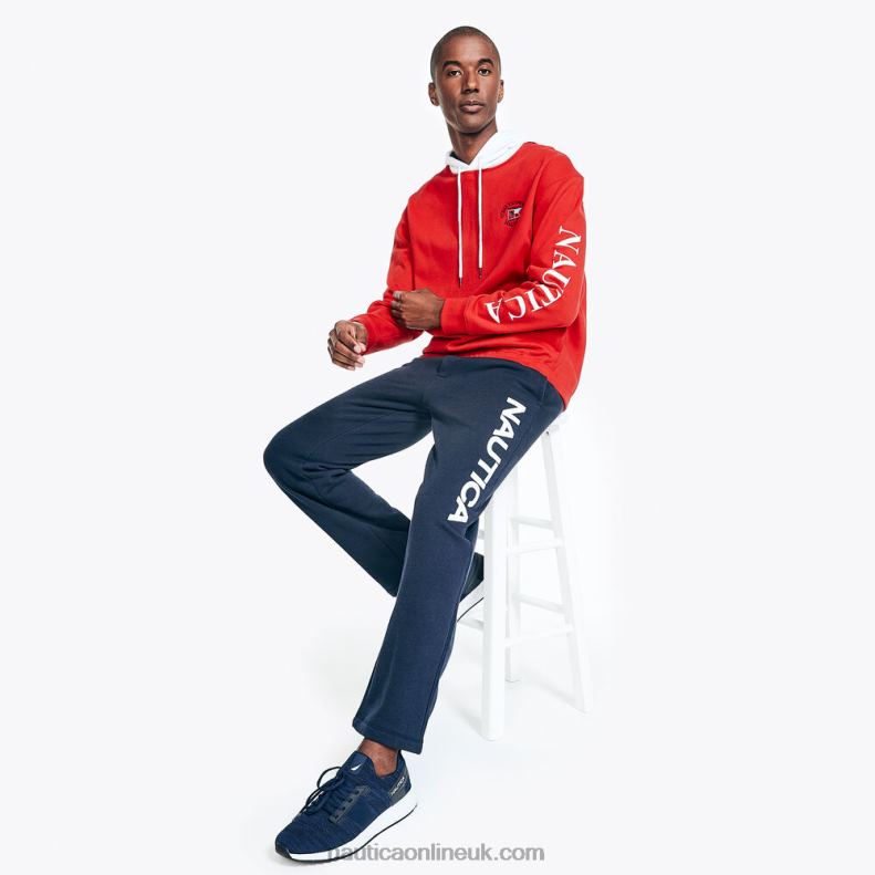 Nautica Logo Fleece Sweatpant L6J4L44 Navy Men