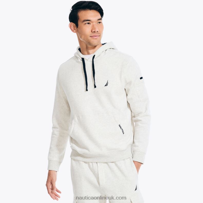 Nautica Utility Pocket Hoodie L6J4L189 Charcoal Men