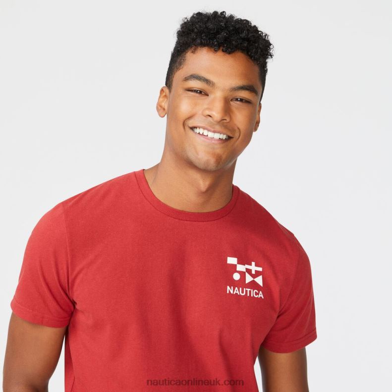 Nautica Big & Tall Sustainably Crafted Graphic T-Shirt L6J4L719 Lotus Men