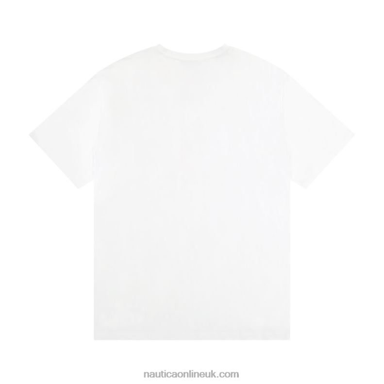 Nautica Big & Tall Sustainably Crafted Sailing Club Graphic T-Shirt L6J4L594 Bright White Men
