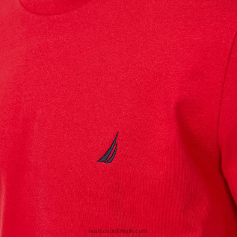 Nautica Crewneck Long-Sleeve T-Shirt L6J4L658 Nautica Red Men