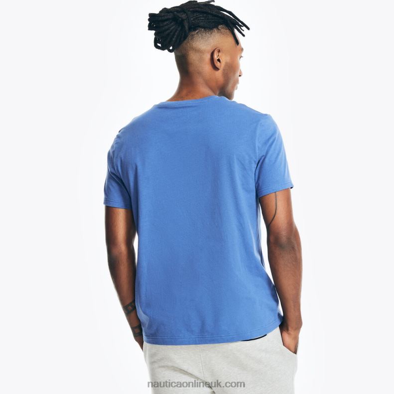 Nautica Sustainably Crafted N-83 Graphic T-Shirt L6J4L384 Nite Sea Heather Men