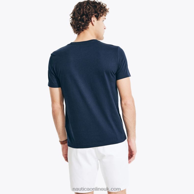 Nautica Sustainably Crafted Ocean Challenge Graphic T-Shirt L6J4L26 Navy Men