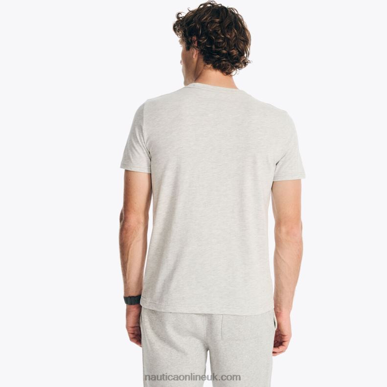 Nautica Sustainably Crafted Ocean Challenge Graphic T-Shirt L6J4L416 Grey Heather Men