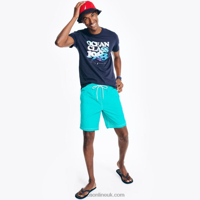 Nautica Sustainably Crafted Ocean Class Graphic T-Shirt L6J4L385 Navy Men