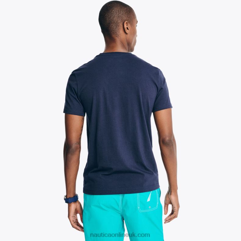 Nautica Sustainably Crafted Ocean Class Graphic T-Shirt L6J4L385 Navy Men