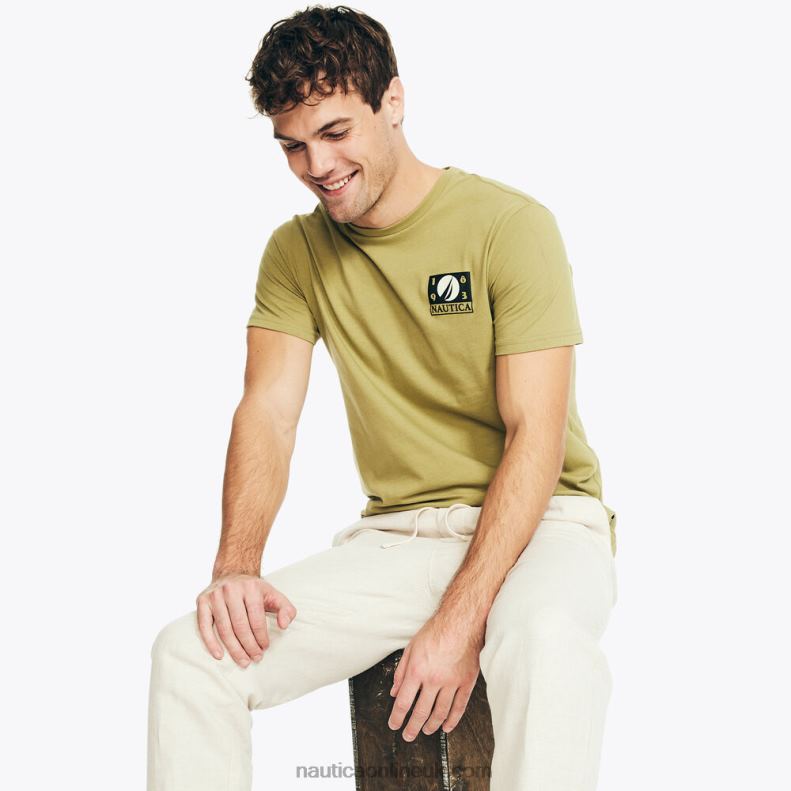 Nautica Sustainably Crafted Sailing Graphic T-Shirt L6J4L202 Oxide Men