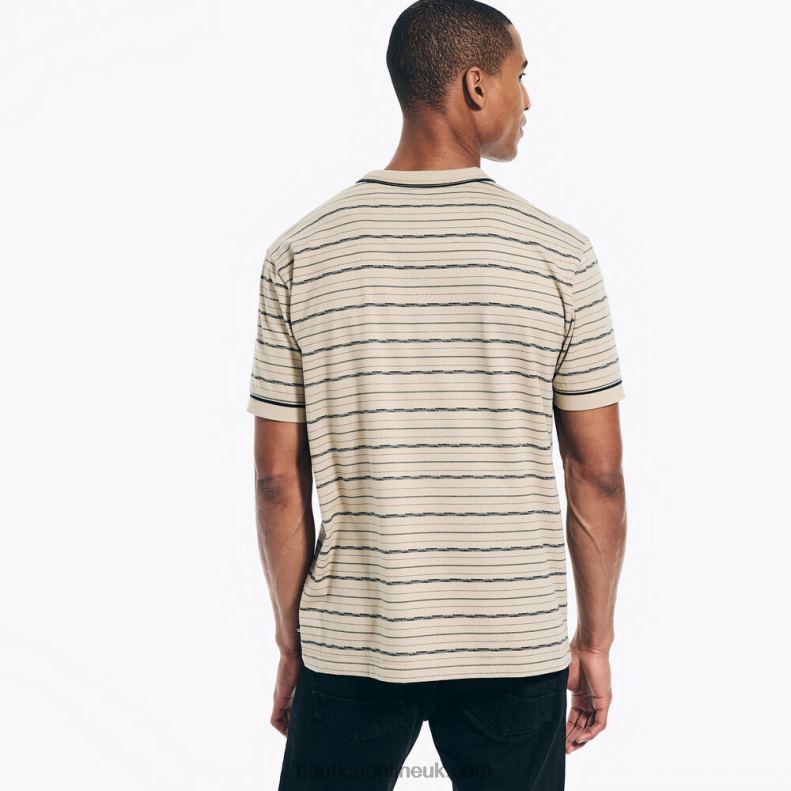 Nautica Sustainably Crafted Striped T-Shirt L6J4L311 Sail White Men