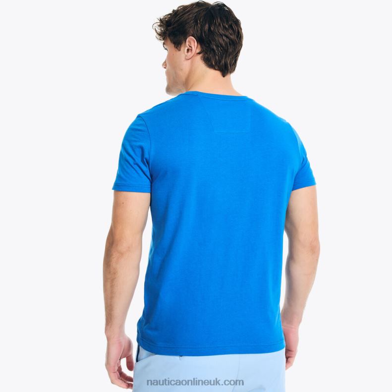 Nautica Sustainably Crafted Sunset Surfer Graphic T-Shirt L6J4L359 True Navy Men