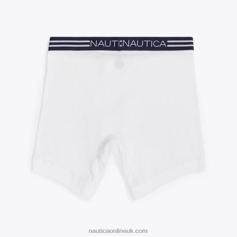 Nautica Classic Boxer Briefs 3-Pack L6J4L458 Bright White Men