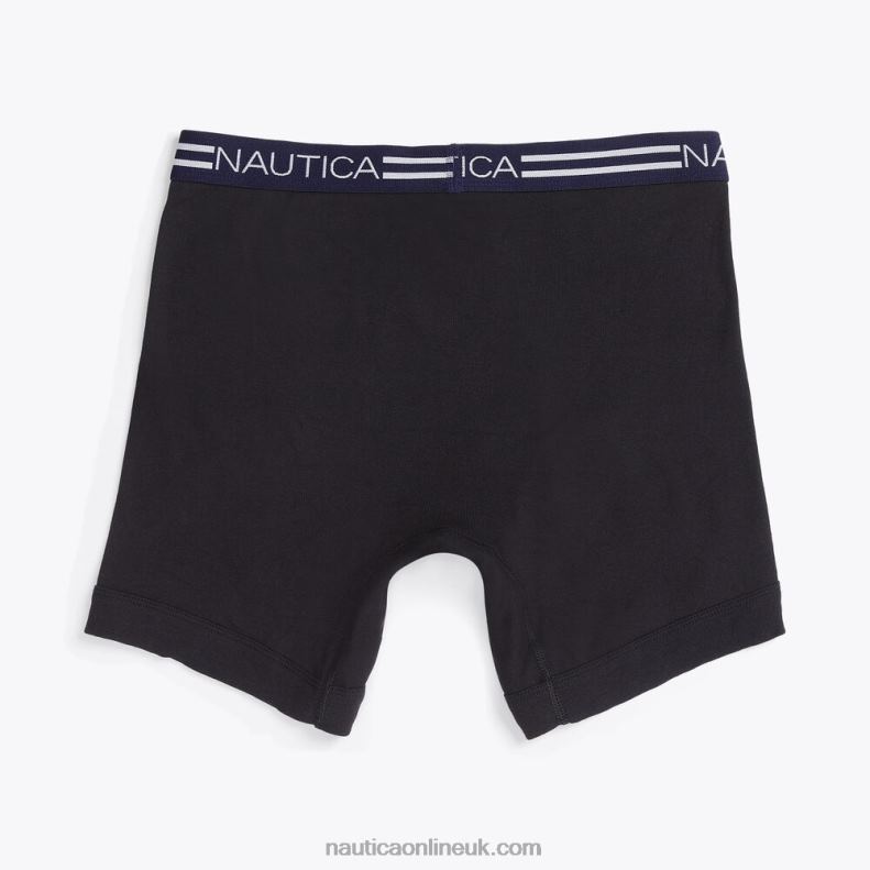 Nautica Classic Boxer Briefs 3-Pack L6J4L52 True Black Men
