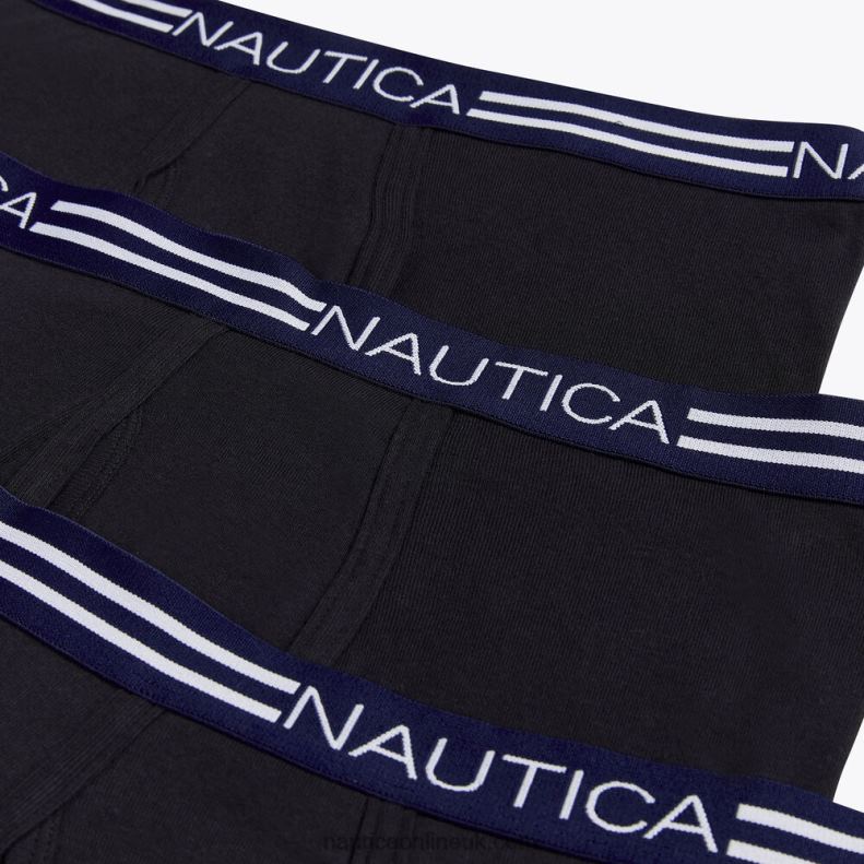 Nautica Classic Boxer Briefs 3-Pack L6J4L52 True Black Men