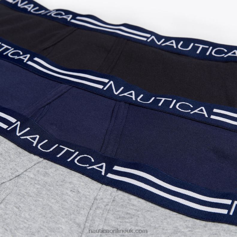 Nautica Classic Boxer Briefs 3-Pack L6J4L65 Olive Grey Men
