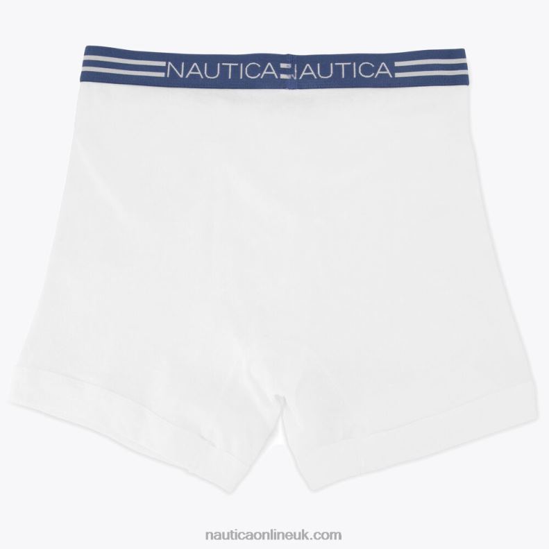 Nautica Cotton Boxer Briefs 4-Pack L6J4L686 Abalone Heather Men
