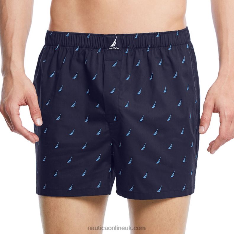 Nautica J-Class Cotton Boxer L6J4L93 Peacoat Men