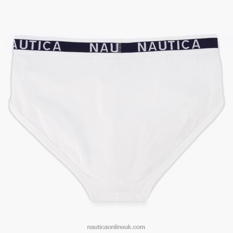 Nautica Stretch Cotton Briefs 3-Pack L6J4L606 Charcoal T Men