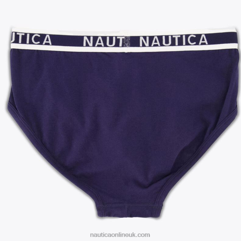 Nautica Stretch Cotton Briefs 3-Pack L6J4L606 Charcoal T Men