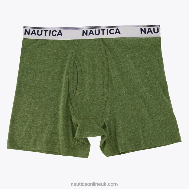 Nautica Stretch Performance Boxer Briefs 3-Pack L6J4L605 Green Apple Men