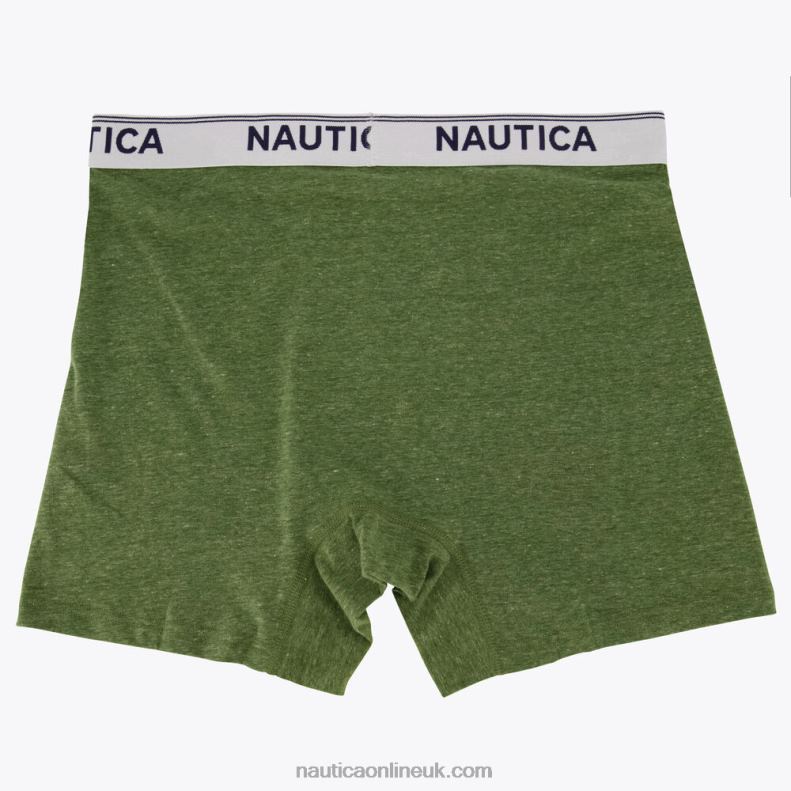 Nautica Stretch Performance Boxer Briefs 3-Pack L6J4L605 Green Apple Men