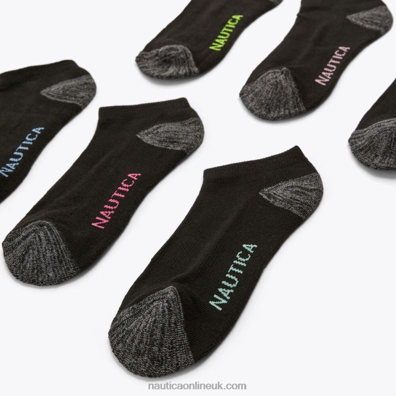 Nautica Athletic Low Cut Socks 6-Pack L6J4L815 Multi Women
